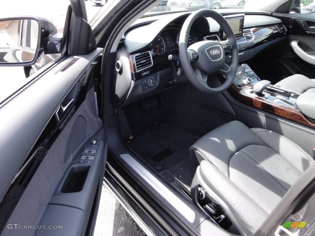 Black Interior 2011 Audi A8 L 4.2 FSI quattro Photo #54212413