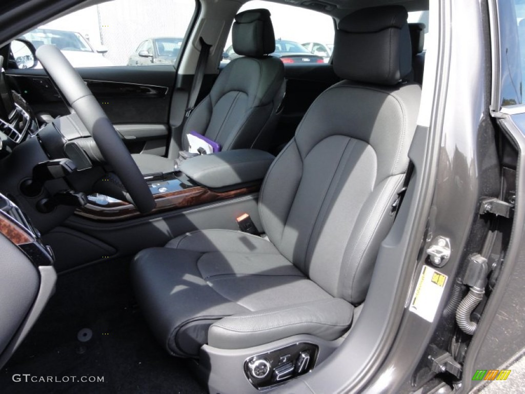 Black Interior 2011 Audi A8 L 4.2 FSI quattro Photo #54212448