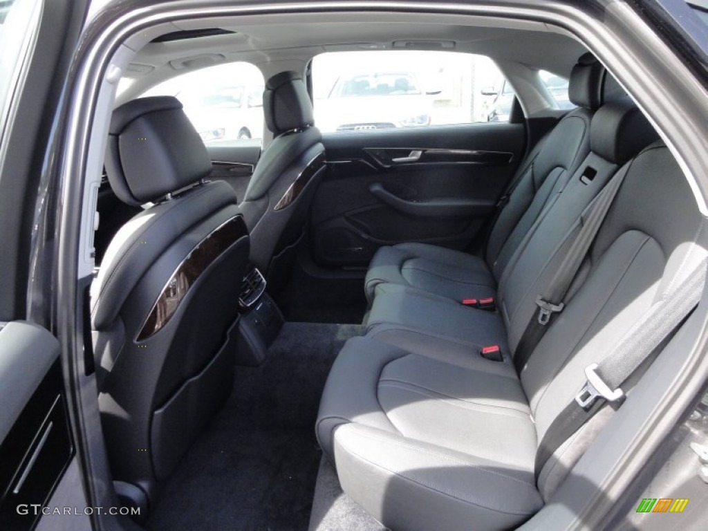 Black Interior 2011 Audi A8 L 4.2 FSI quattro Photo #54212505