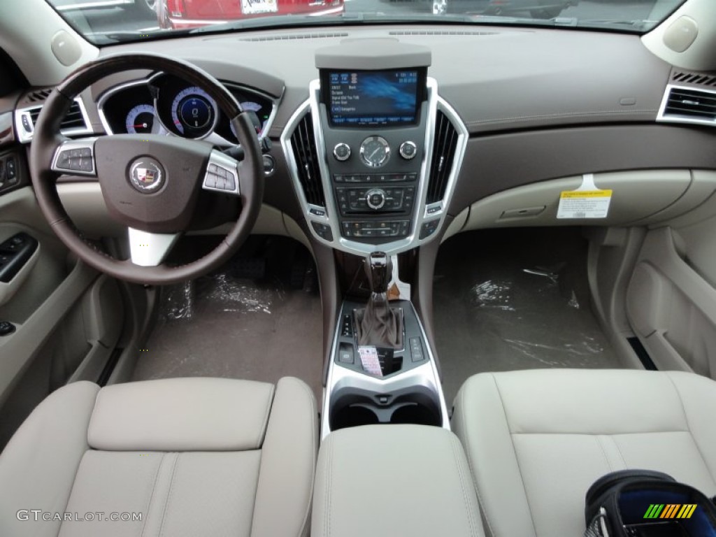 2012 Cadillac SRX Luxury AWD Shale/Brownstone Dashboard Photo #54212718