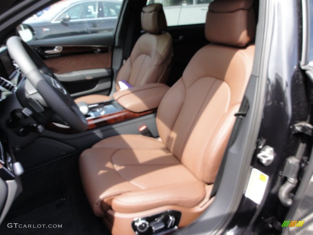 Nougat Brown Interior 2011 Audi A8 L 4.2 FSI quattro Photo #54212800