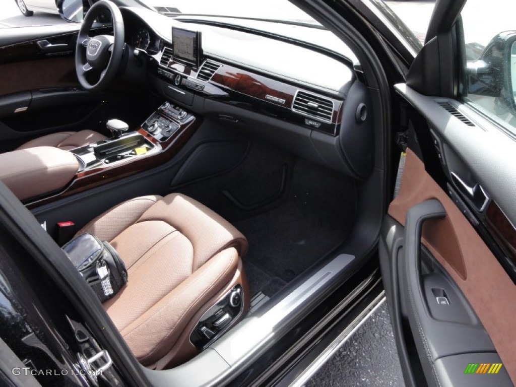 Nougat Brown Interior 2011 Audi A8 L 4.2 FSI quattro Photo #54212811