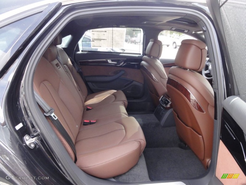 Nougat Brown Interior 2011 Audi A8 L 4.2 FSI quattro Photo #54212859