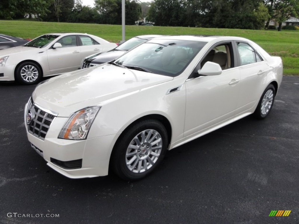 White Diamond Tricoat 2012 Cadillac CTS 4 3.0 AWD Sedan Exterior Photo #54212991