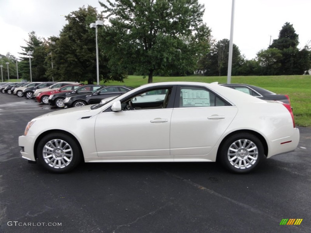 White Diamond Tricoat 2012 Cadillac CTS 4 3.0 AWD Sedan Exterior Photo #54213018