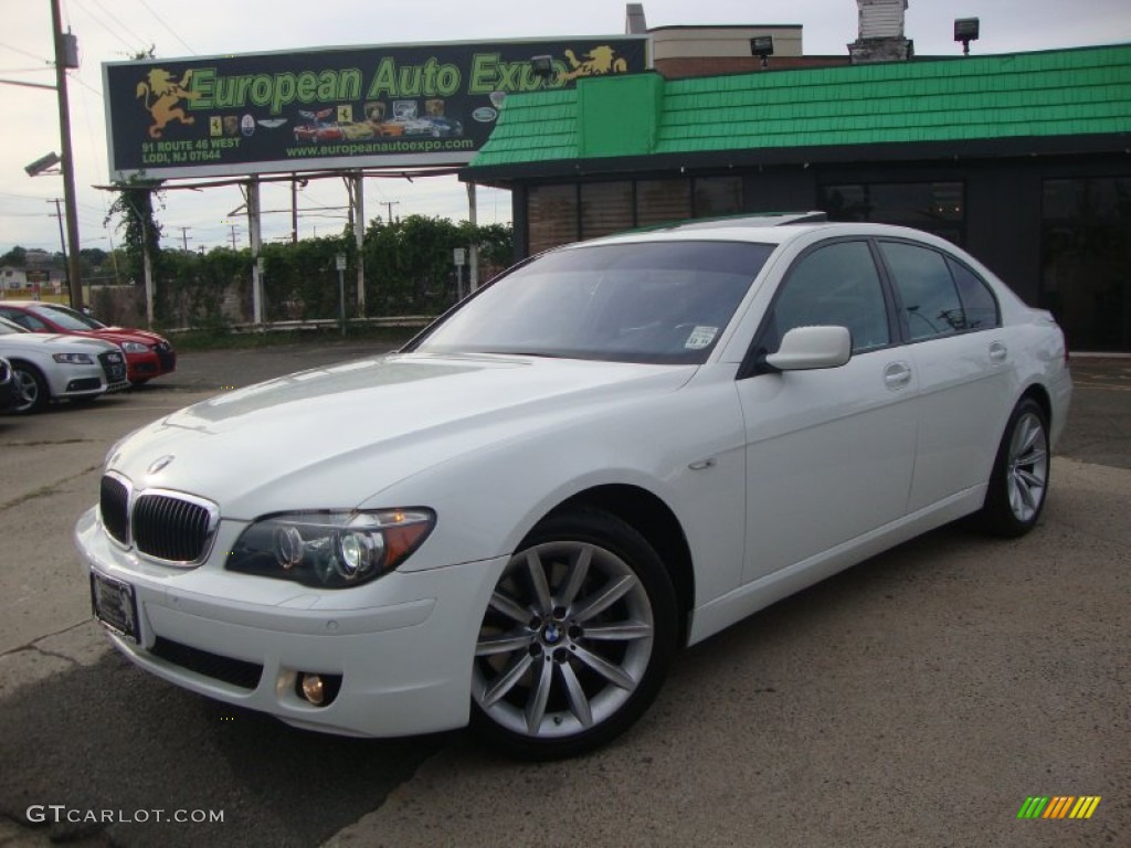 Alpine White BMW 7 Series