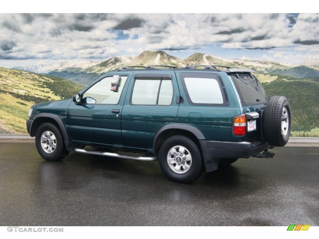 1997 Pathfinder SE 4x4 - Cobalt Green Pearl / Gray photo #3