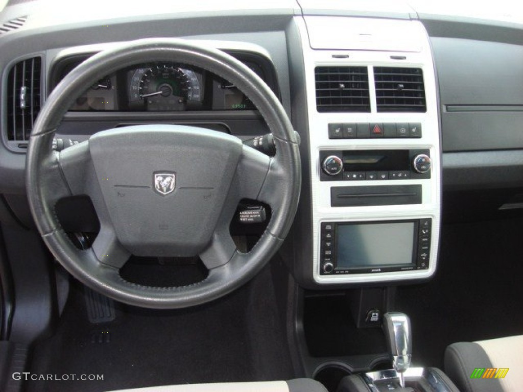 2009 Dodge Journey SXT Dark Slate Gray/Light Graystone Dashboard Photo #54213936