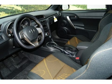 2012 Scion tC Release Series 70 RS Black Yellow Interior RS Black Yellow