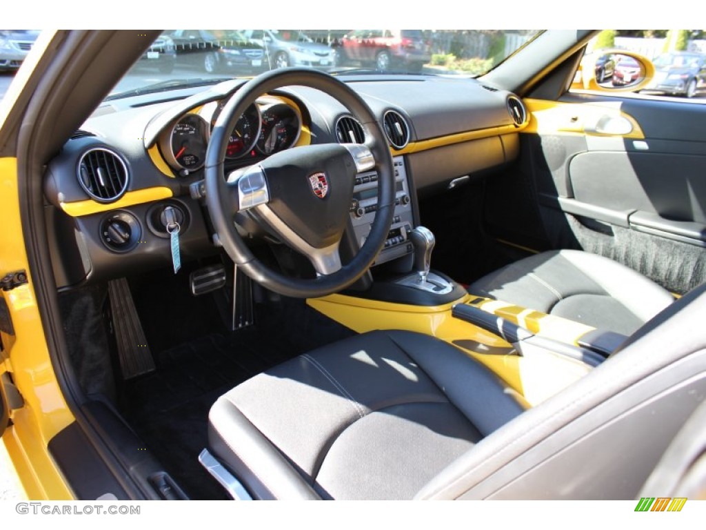 2008 Porsche Cayman Standard Cayman Model Black Dashboard Photo #54214743