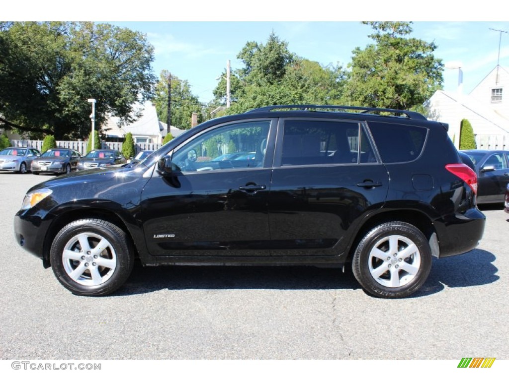 2008 RAV4 Limited V6 4WD - Black / Ash photo #6