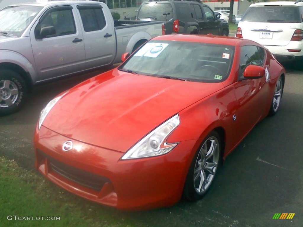 2009 370Z Touring Coupe - Solid Red / Black Leather photo #1
