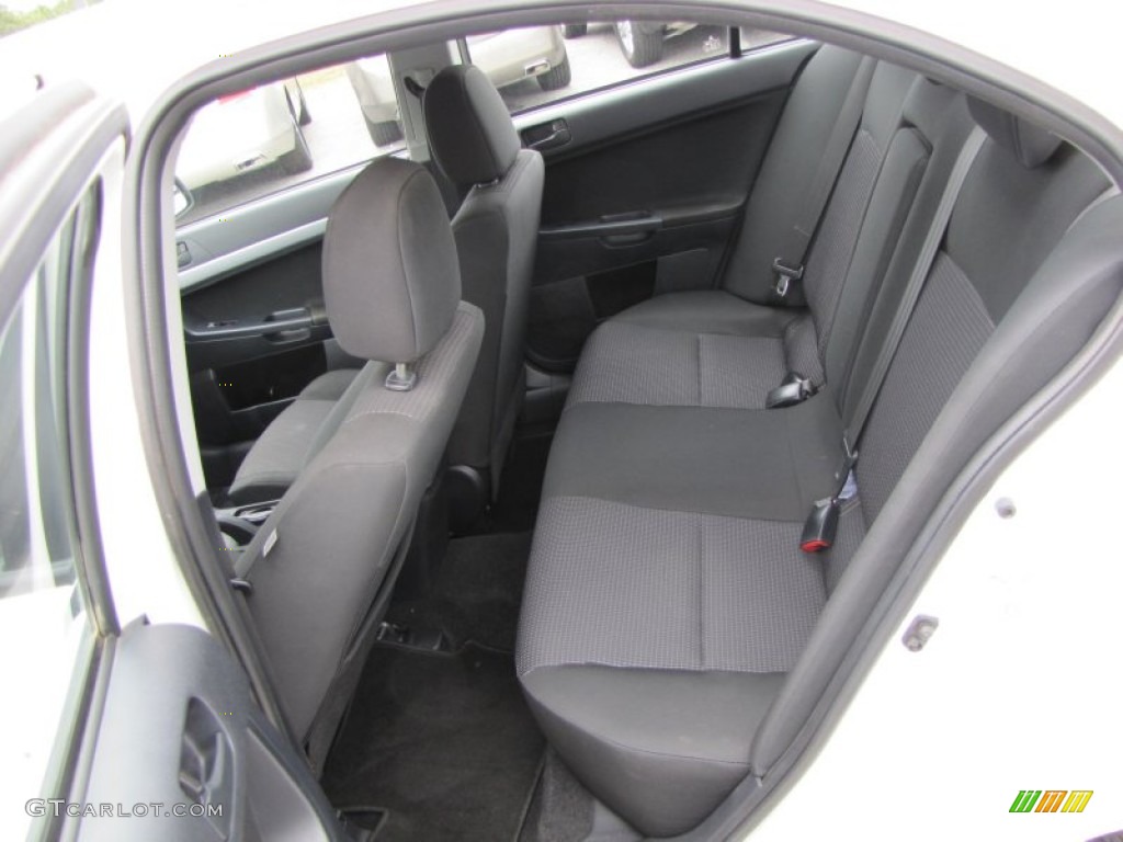2010 Lancer ES - Wicked White Metallic / Black photo #11