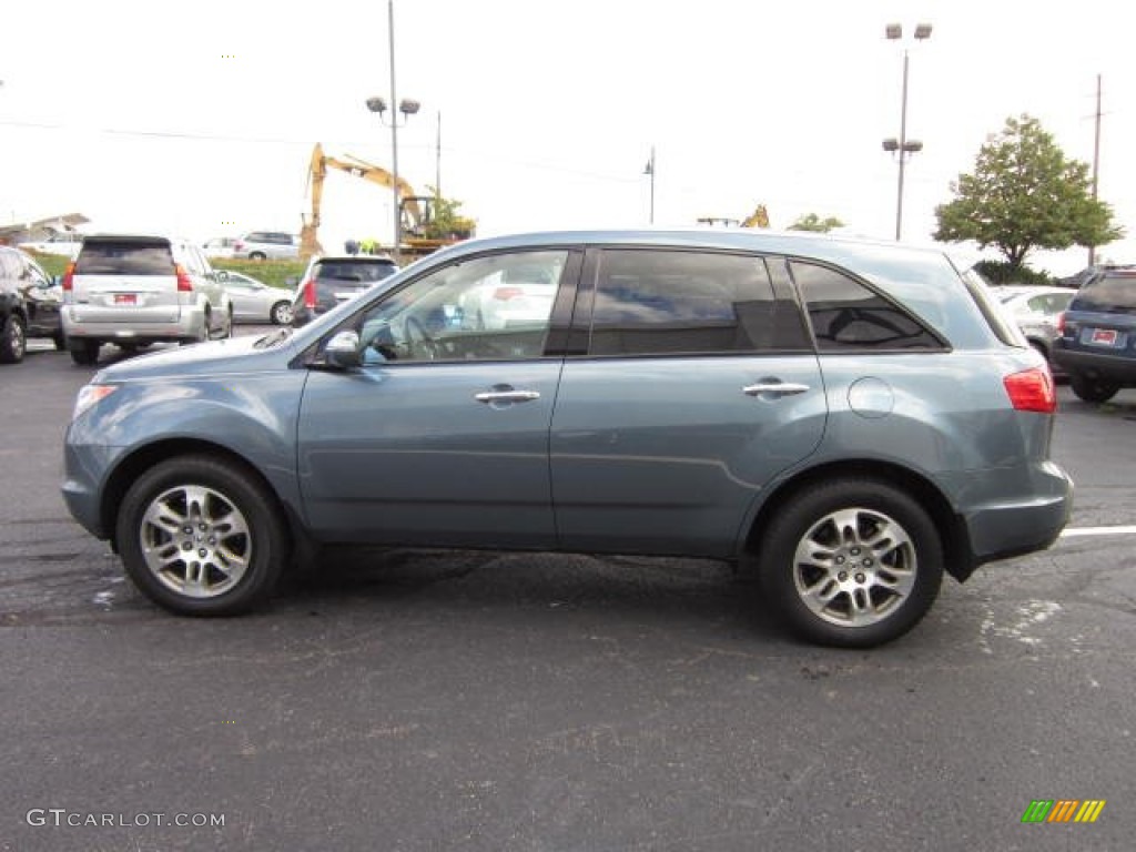 2007 MDX Technology - Steel Blue Metallic / Parchment photo #4