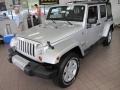 Bright Silver Metallic - Wrangler Unlimited Sahara 4x4 Photo No. 3