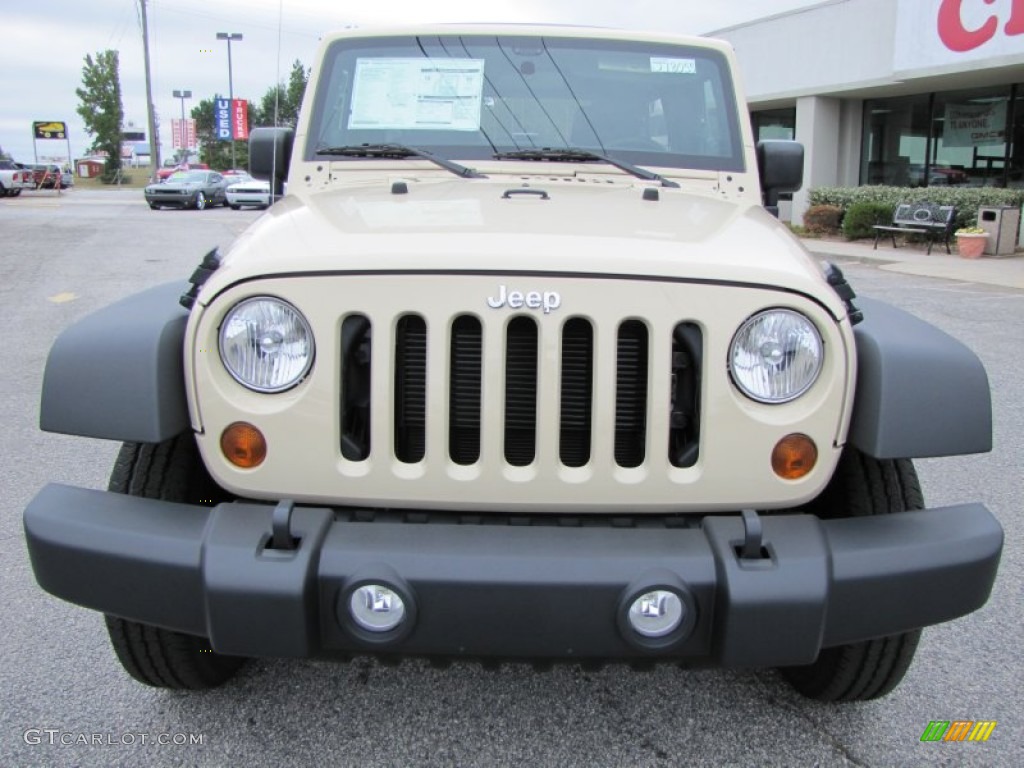 2012 Wrangler Unlimited Sport 4x4 - Sahara Tan / Black photo #2