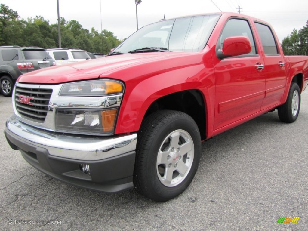 Fire Red 2012 GMC Canyon SLE Crew Cab Exterior Photo #54216867