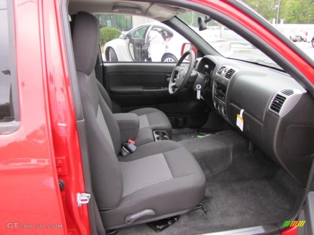 Ebony Interior 2012 GMC Canyon SLE Crew Cab Photo #54216957