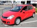 2010 Red Alert Nissan Versa 1.8 S Hatchback  photo #2