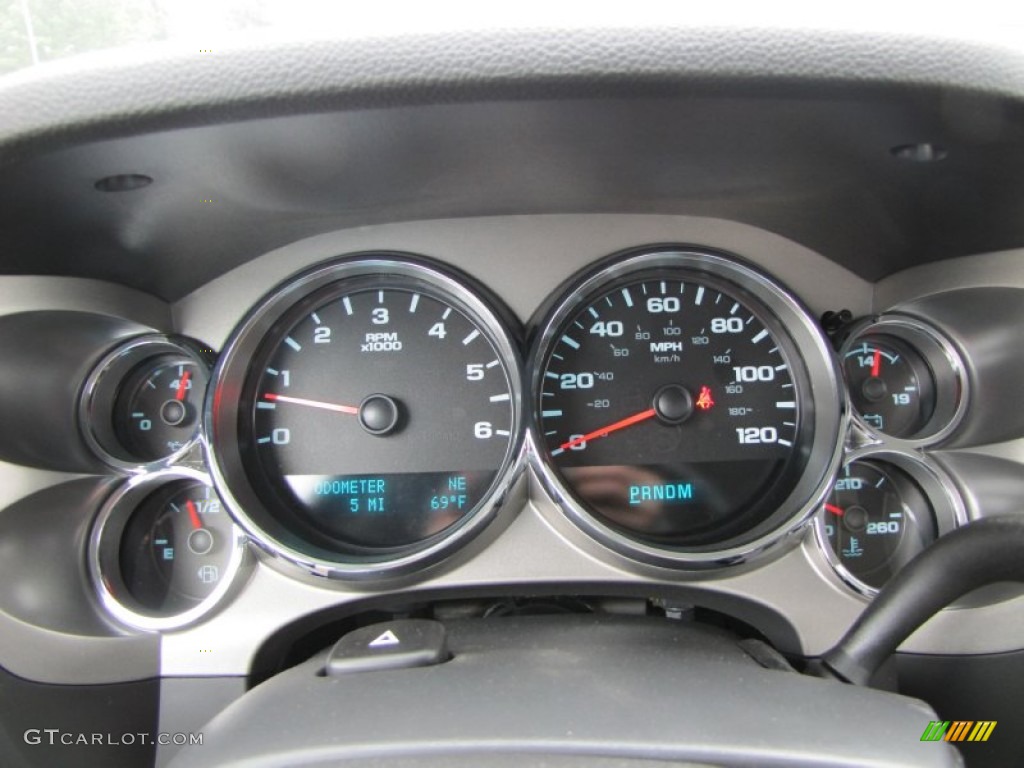 2012 GMC Sierra 1500 SLE XFE Crew Cab Gauges Photo #54217173