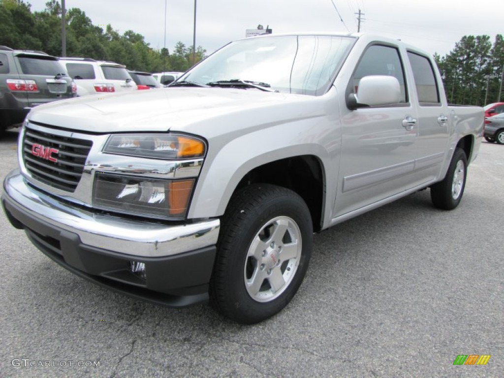 Pure Silver Metallic 2012 GMC Canyon SLE Crew Cab Exterior Photo #54217241