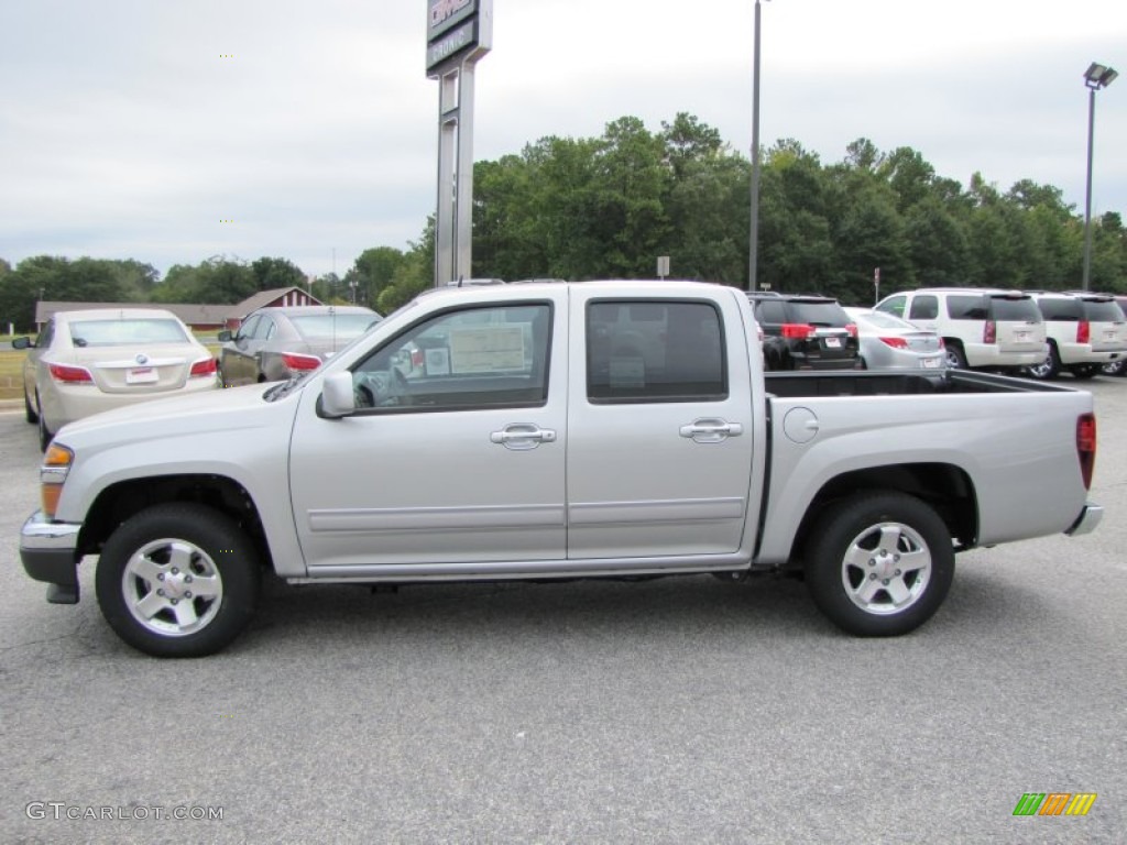 Pure Silver Metallic 2012 GMC Canyon SLE Crew Cab Exterior Photo #54217250
