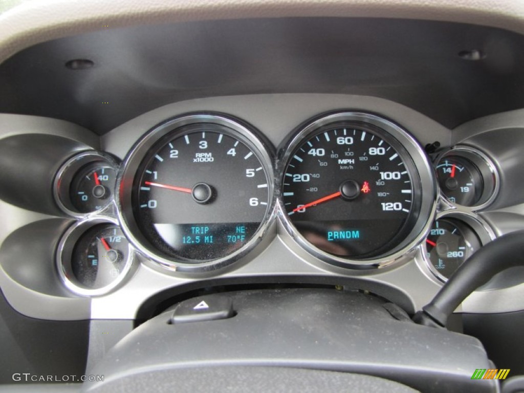 2012 GMC Sierra 1500 SLE Crew Cab Gauges Photo #54217770