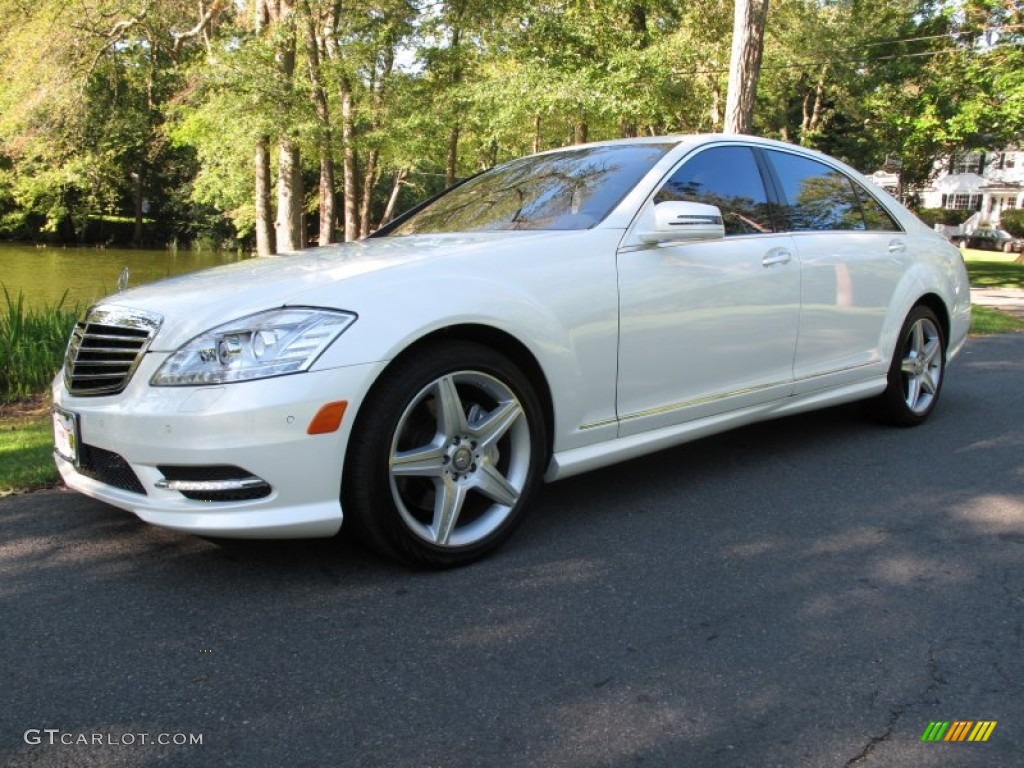 2010 S 550 4Matic Sedan - Diamond White Metallic / Cashmere/Savanna photo #1