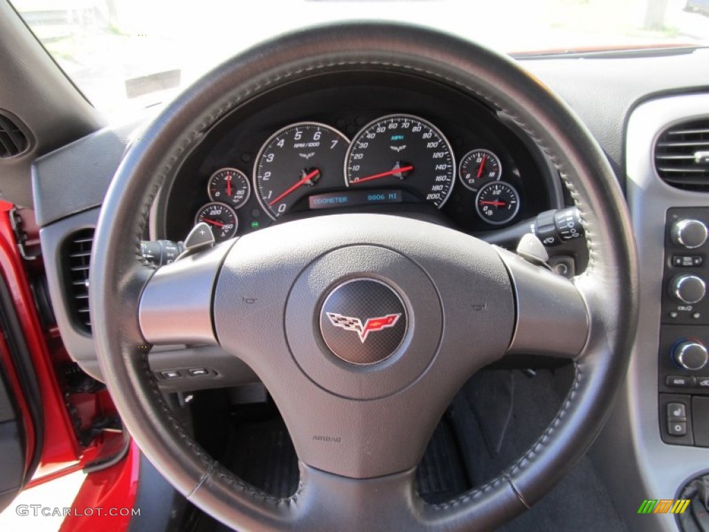 2006 Corvette Coupe - Victory Red / Ebony Black photo #9