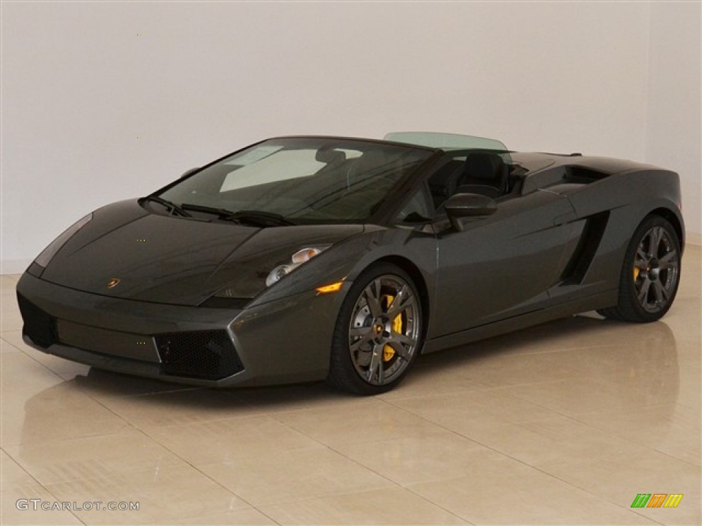 Grigio Lynx (Grey) 2008 Lamborghini Gallardo Spyder E-Gear Exterior Photo #54219429