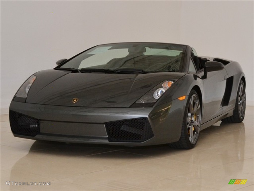 Grigio Lynx (Grey) 2008 Lamborghini Gallardo Spyder E-Gear Exterior Photo #54219435