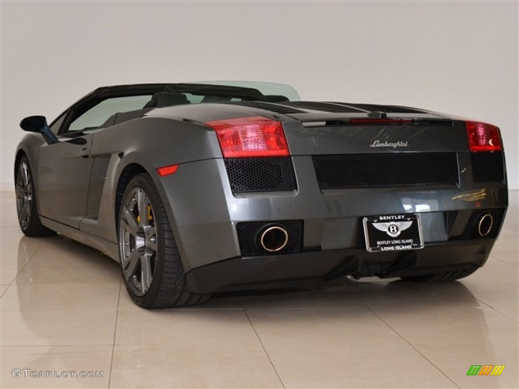Grigio Lynx (Grey) 2008 Lamborghini Gallardo Spyder E-Gear Exterior Photo #54219462
