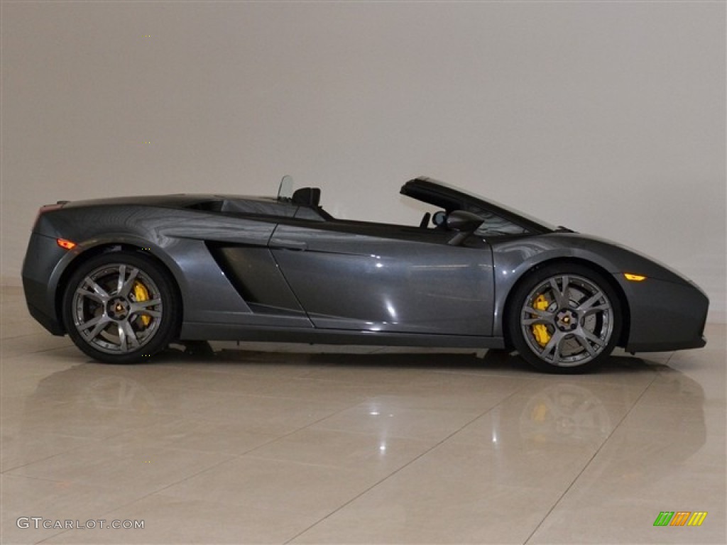 Grigio Lynx (Grey) 2008 Lamborghini Gallardo Spyder E-Gear Exterior Photo #54219486