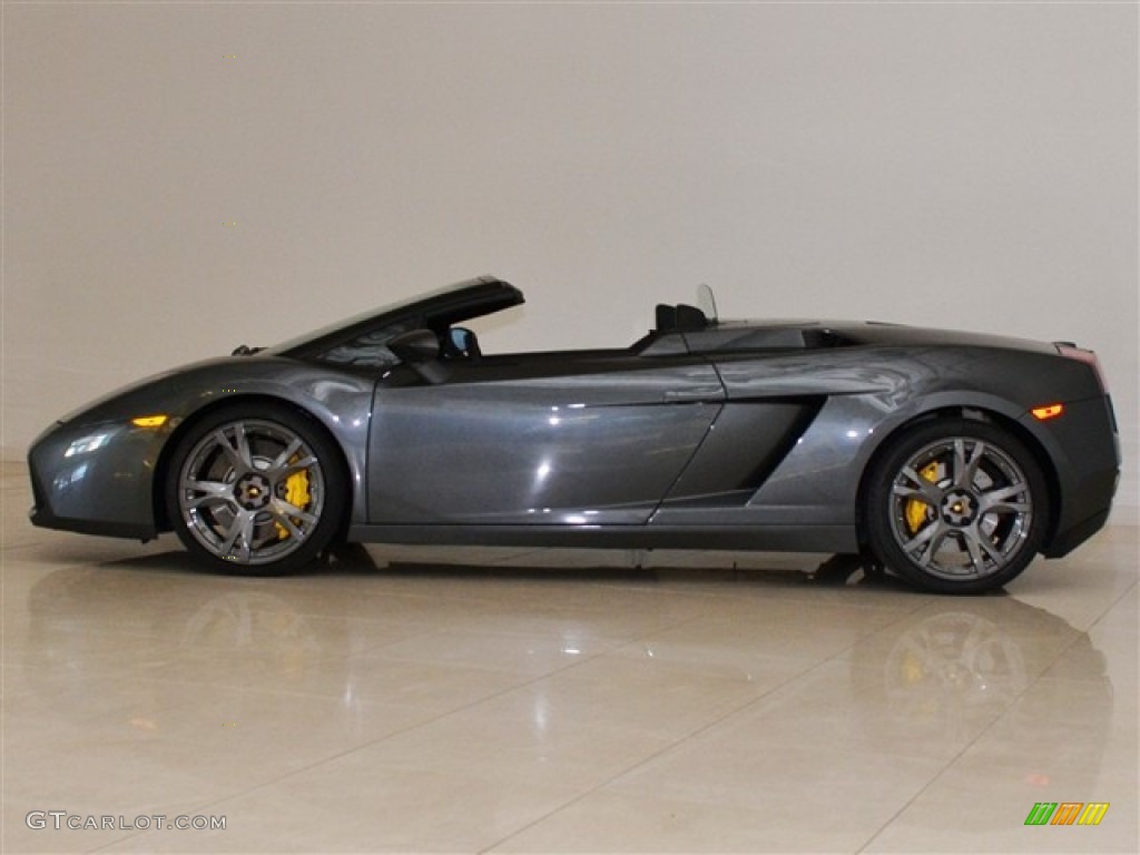 Grigio Lynx (Grey) 2008 Lamborghini Gallardo Spyder E-Gear Exterior Photo #54219501