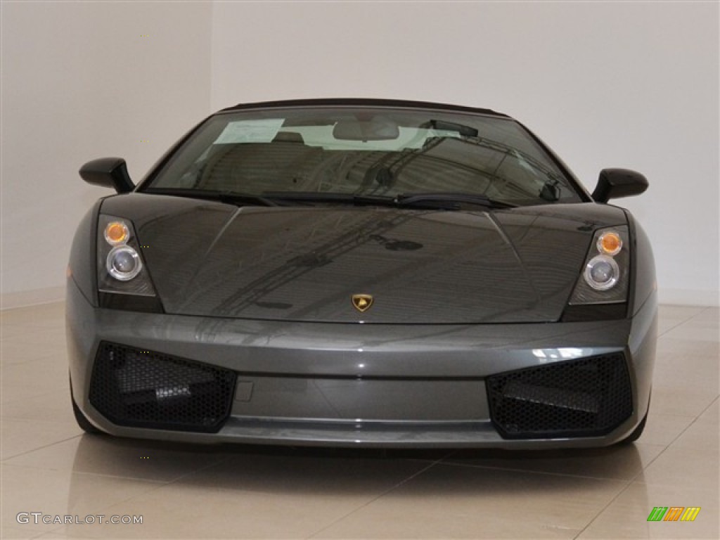 2008 Gallardo Spyder E-Gear - Grigio Lynx (Grey) / Nero Perseus photo #11