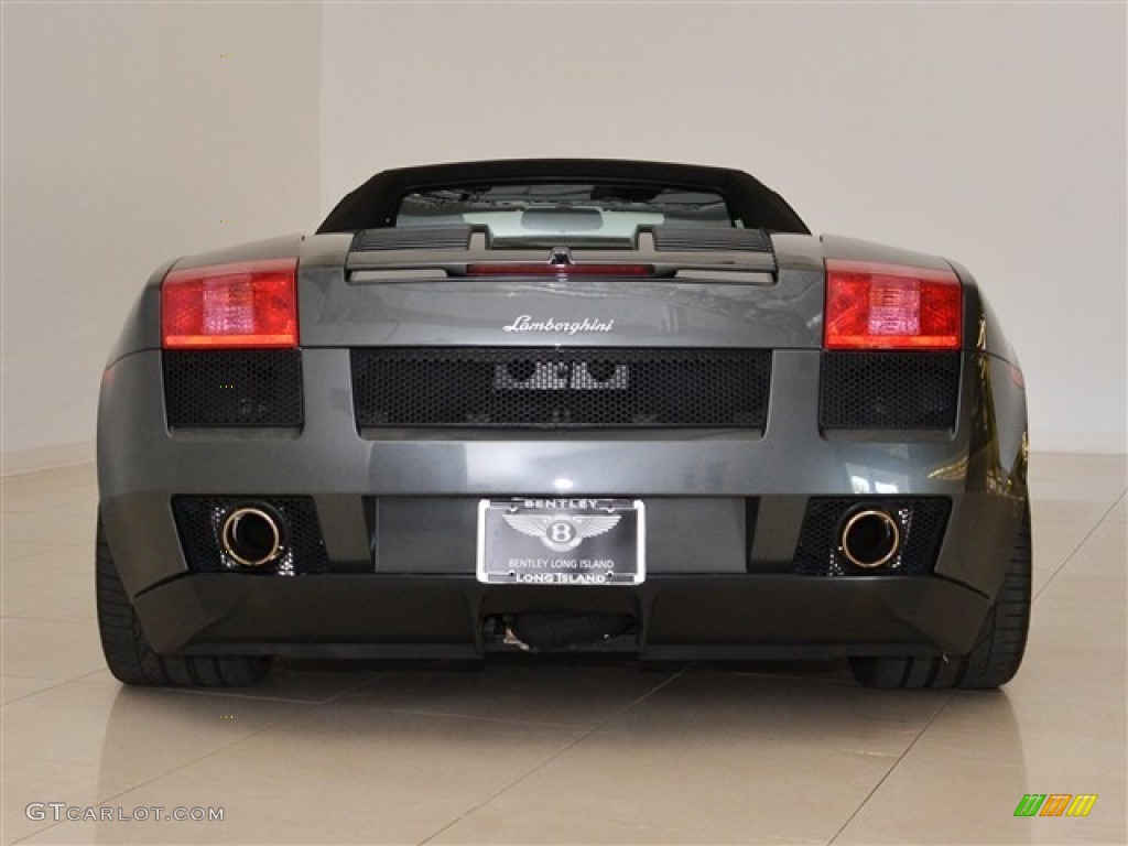 2008 Gallardo Spyder E-Gear - Grigio Lynx (Grey) / Nero Perseus photo #14