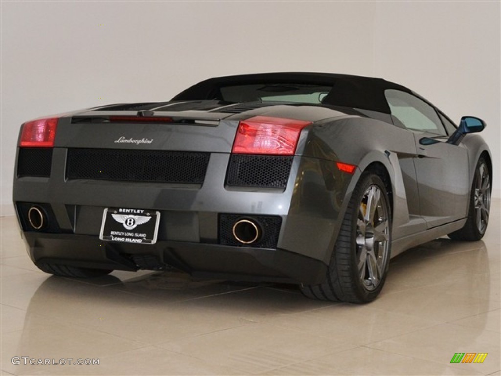 2008 Gallardo Spyder E-Gear - Grigio Lynx (Grey) / Nero Perseus photo #15
