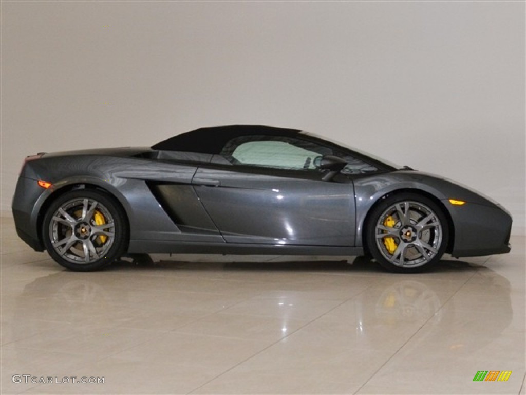 2008 Gallardo Spyder E-Gear - Grigio Lynx (Grey) / Nero Perseus photo #16