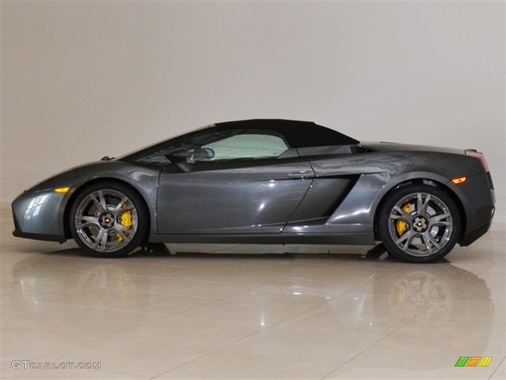 2008 Gallardo Spyder E-Gear - Grigio Lynx (Grey) / Nero Perseus photo #17