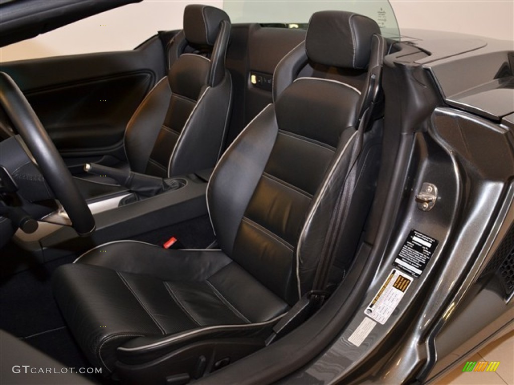 Nero Perseus Interior 2008 Lamborghini Gallardo Spyder E-Gear Photo #54219603