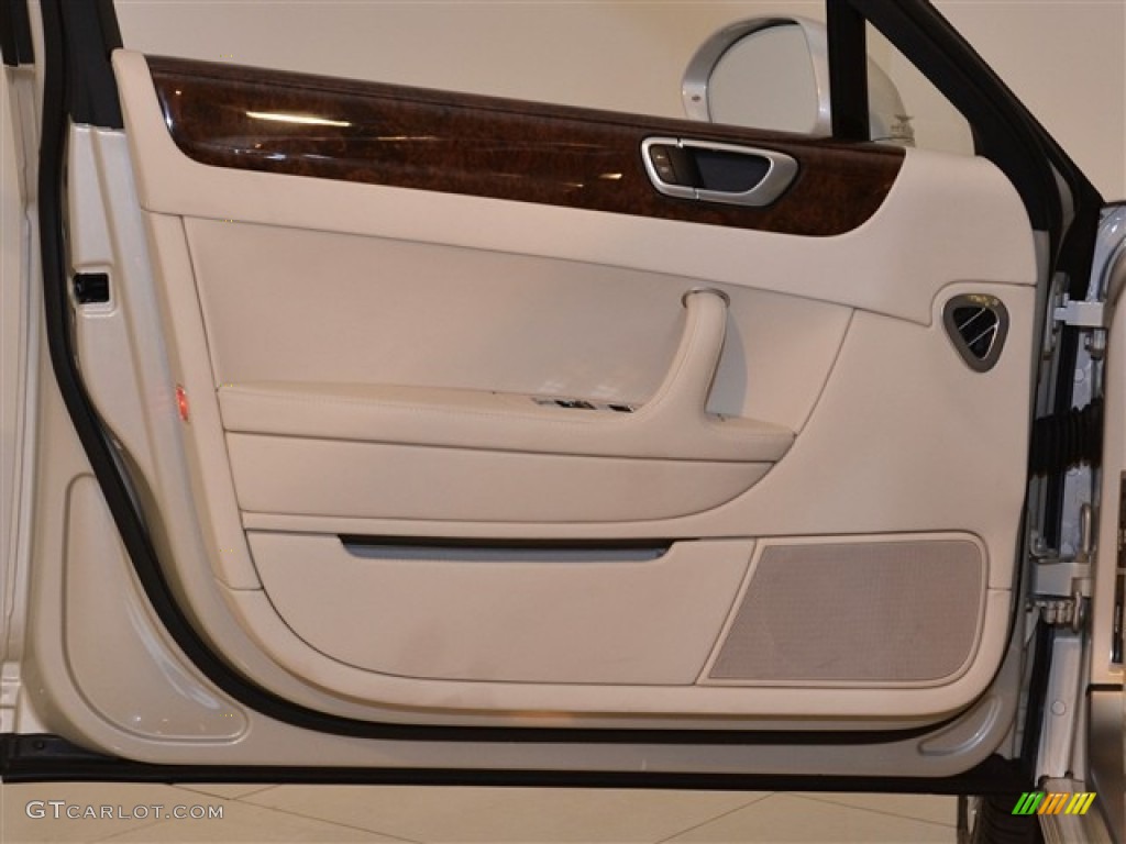 2012 Bentley Continental Flying Spur Standard Continental Flying Spur Model Linen/Burnt Oak Door Panel Photo #54219852