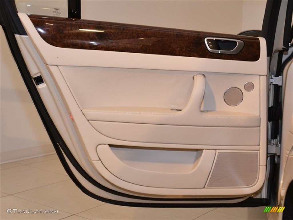 2012 Bentley Continental Flying Spur Standard Continental Flying Spur Model Linen/Burnt Oak Door Panel Photo #54219870