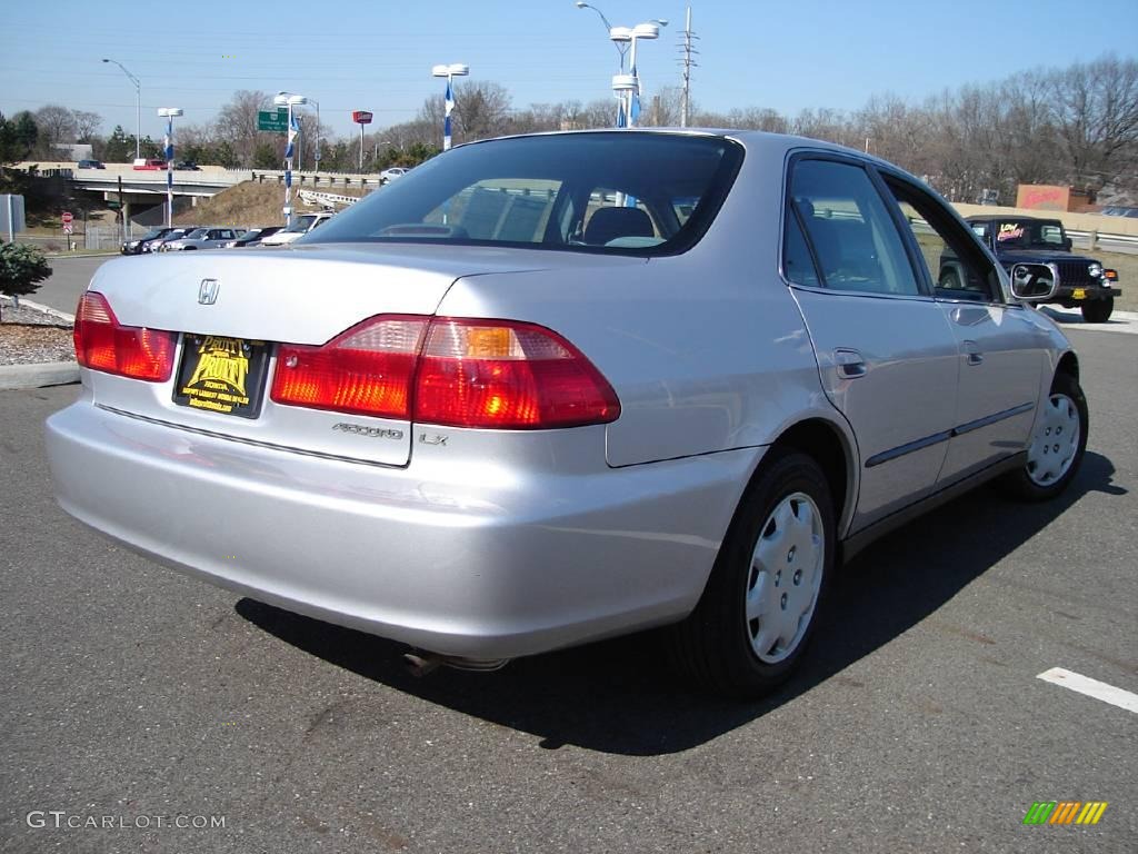 1999 Accord LX Sedan - Satin Silver Metallic / Gray photo #5