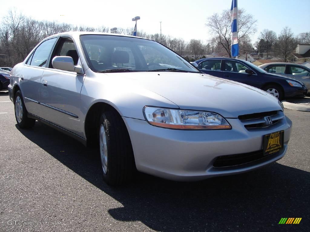 1999 Accord LX Sedan - Satin Silver Metallic / Gray photo #7
