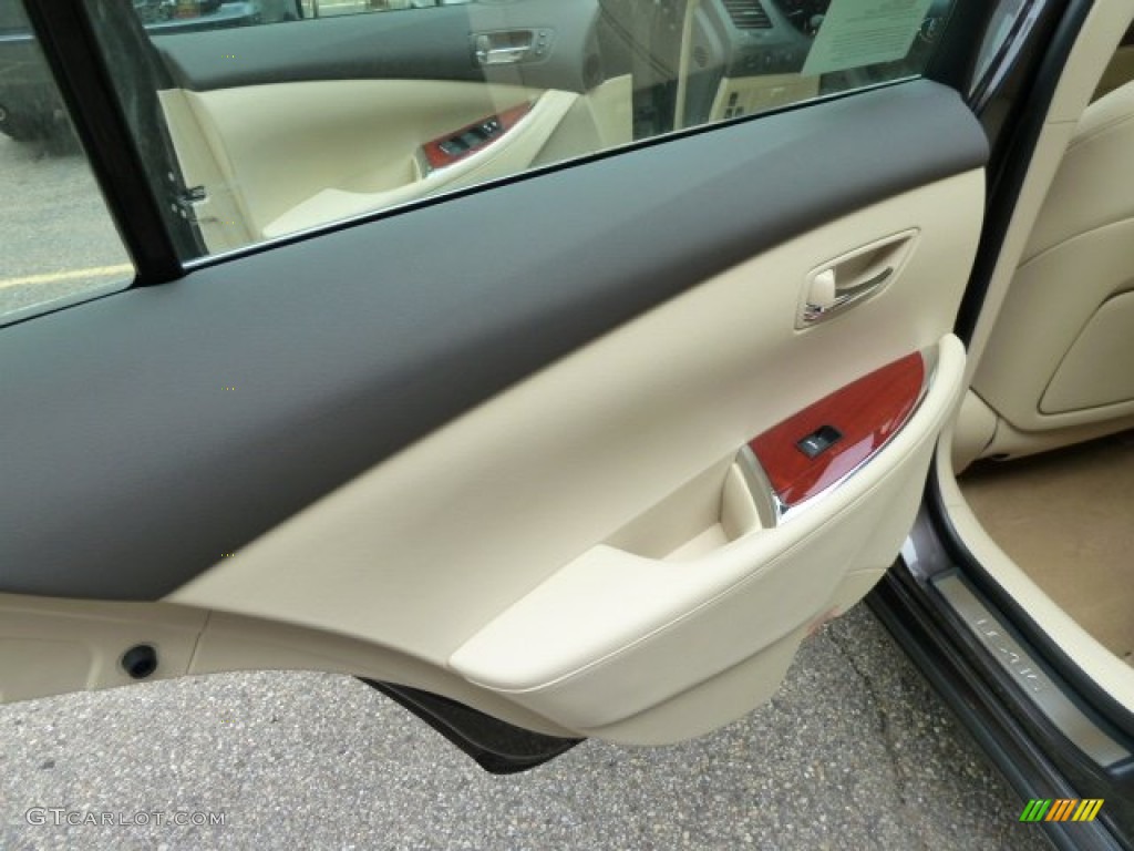 2011 Lexus ES 350 Parchment Door Panel Photo #54220719