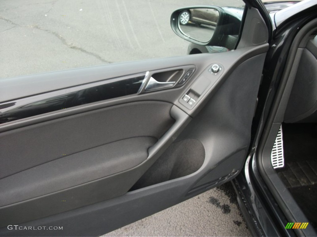 2012 GTI 2 Door - Carbon Steel Gray Metallic / Interlagos Plaid Cloth photo #10