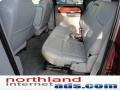 2005 Dark Toreador Red Metallic Ford F350 Super Duty Lariat Crew Cab 4x4 Dually  photo #15