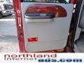 2005 Dark Toreador Red Metallic Ford F350 Super Duty Lariat Crew Cab 4x4 Dually  photo #16
