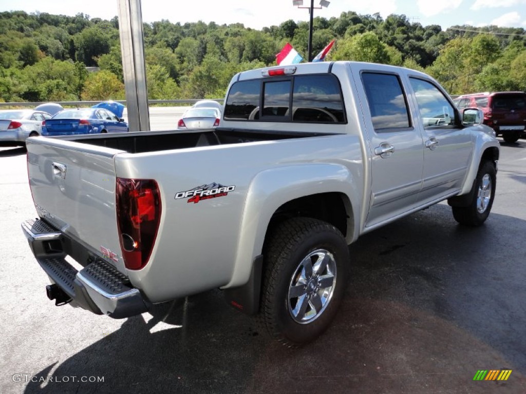 Pure Silver Metallic 2012 GMC Canyon SLE Crew Cab 4x4 Exterior Photo #54221490