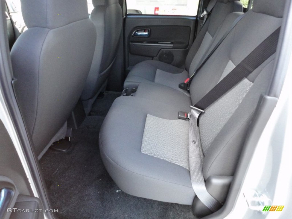 Ebony Interior 2012 GMC Canyon SLE Crew Cab 4x4 Photo #54221543